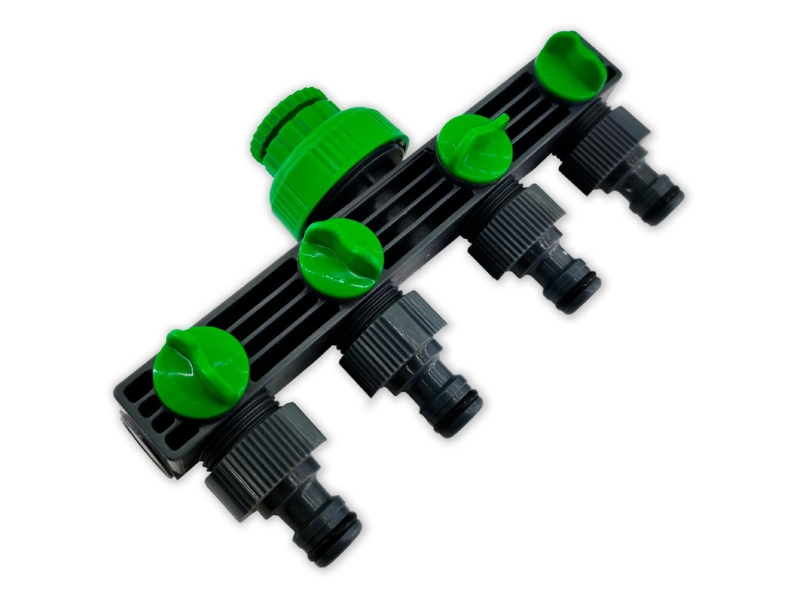 Grifo de manguera de 4 salidas Irrigationpro