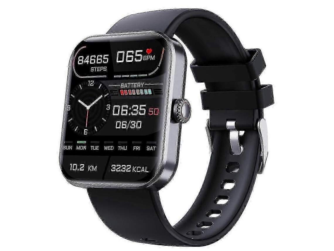 Reloj inteligente GOKOCO con monitor de glucosa, actividad física, presión arterial, oxígeno y frecuencia cardíaca.