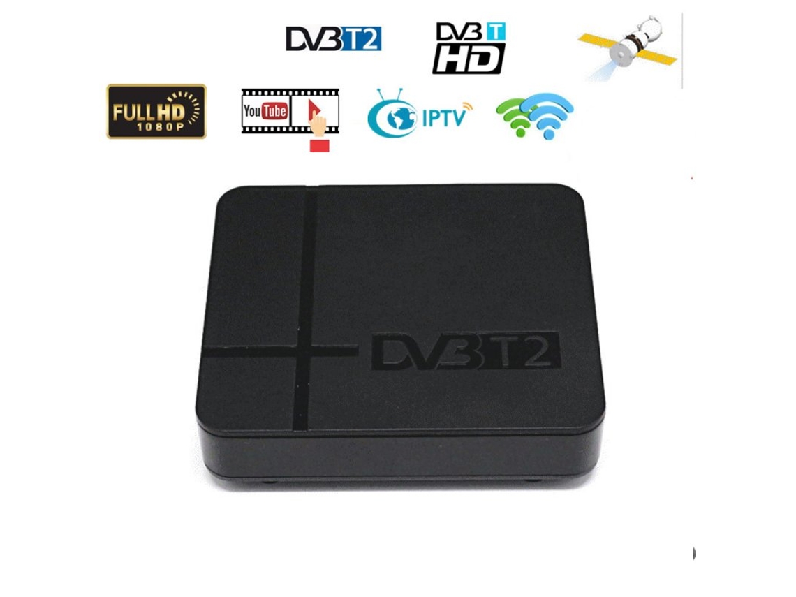 Box Smart Tv Alta Digital Tv Receptor Terrestre Dvb-t2 K2 Hd Set- Pvr Tv Tuner Full 1080p Set Enchufe de EE UU.