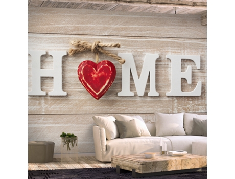 Papel de Pared ARTGEIST Home Heart (Red) (300x210)