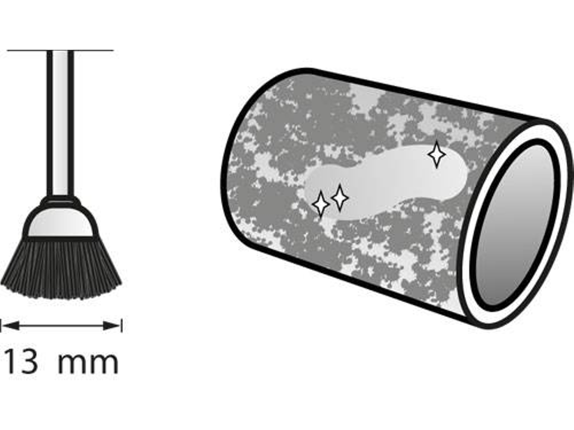 Cepillo cerdas 13,0 mm BOSCH Mpx2 404 Ø13 mm