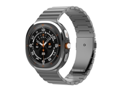 Correa de titanio puro para Samsung Galaxy Watch Ultra con hebilla plana y anilla única (47 mm)