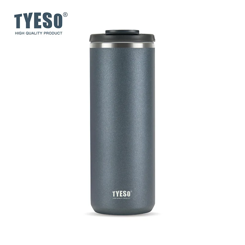 (Plata 600ml) Botella térmica de acero inoxidable de 600 ml, mantiene las bebidas frías o calientes, ideal para viajar.