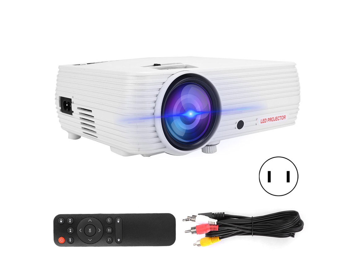 Proyector Led Mini Doméstico Inteligente Hd Portátil Para Cine En Casa