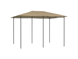 Cenador VIDAXL Gris Topo Tela (3x4x2,6 m)