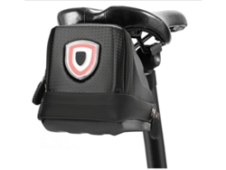 Bolsa para sillín de bicicleta Yizhood de fibra de carbono IPX8, color negro
