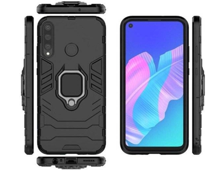 Carcasa Huawei P40 Lite E G4M Protección Militar Magnética Negro