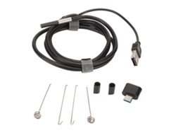 Endoscopio Usb Tipo C De 4,9 Mm Con Lentes Duales, Resistente Al Agua, Para Reparaciones De Automóviles.