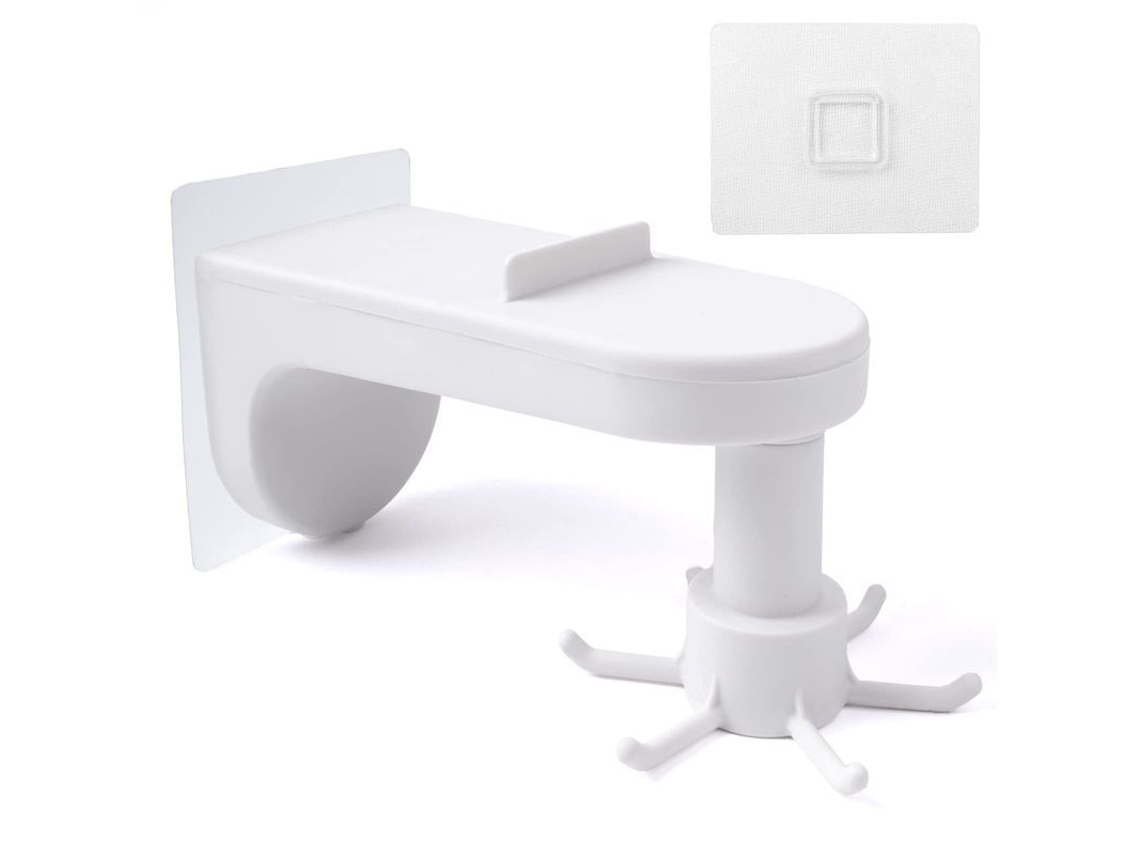 Soporte De Utensilios Colgante Con Gancho Adhesivo Giratorio 360 Grados Plegable