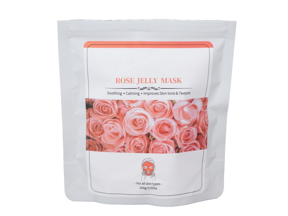 Máscara facial Pink Jelly Pod 100g para hidratação e remoção de impurezas.