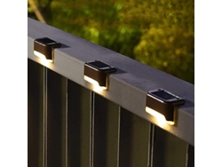 Luces Solares Para Terrazas, 16 Unidades, Luces Led Impermeables, Ideales Para Jardines, Escaleras Y Paredes.