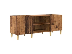 Maison Exclusive - Mueble Para Discos De Vinilo Madera Vieja 121 X 38 X 48 Cm