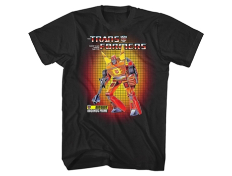 Camiseta ROCKINSTONE Box Art Rodimus Prime Transformers (S)