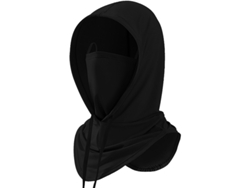 Máscara facial con protección solar integrada, para motociclismo y pesca, color negro CZHHMART