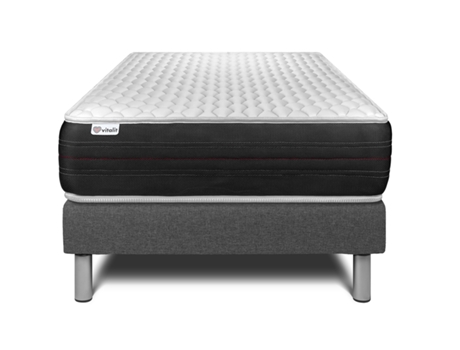 Conjunto de Somier + Colchón VITALIT Vitalspring (135x200 cm - Muelles Ensacados)