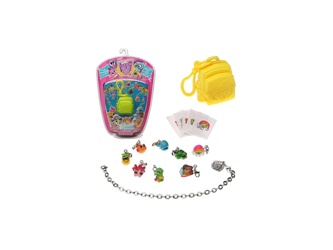 Charm U Pulsera + 8 Colgantes Y Mochila