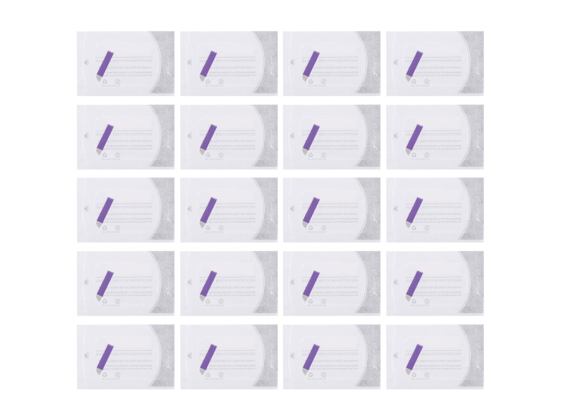 20 Agujas Manuales De Acero Inoxidable 304 De 18 Pines Para Microblading De Cejas.