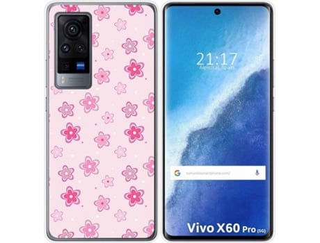 Carcasa Vivo X60 Pro 5G TUMUNDOSMARTPHONE Flores Multicolor