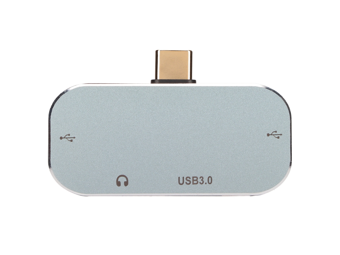 Adaptador USB C a 3,5 mm para auriculares y cargador universal Vvjijilly
