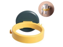 Soporte de pared para secador de pelo, plástico verde para baño GOKOCO