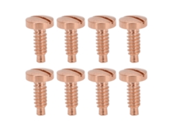 8 Tornillos De Acero Inoxidable Para La Reparación De La Tapa Trasera Del Reloj, Oro Rosa.