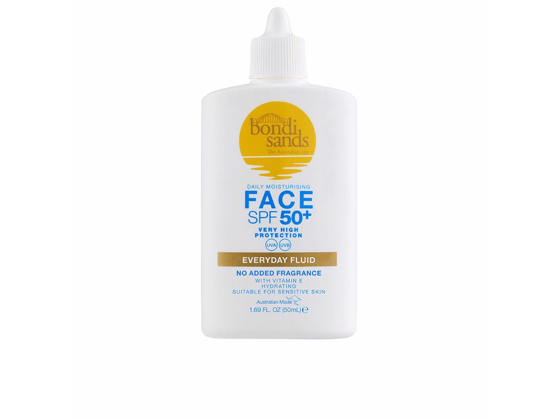 Protector solar facial diario Bondi Sands (50 ml, FPS 50 para todo tipo de piel)