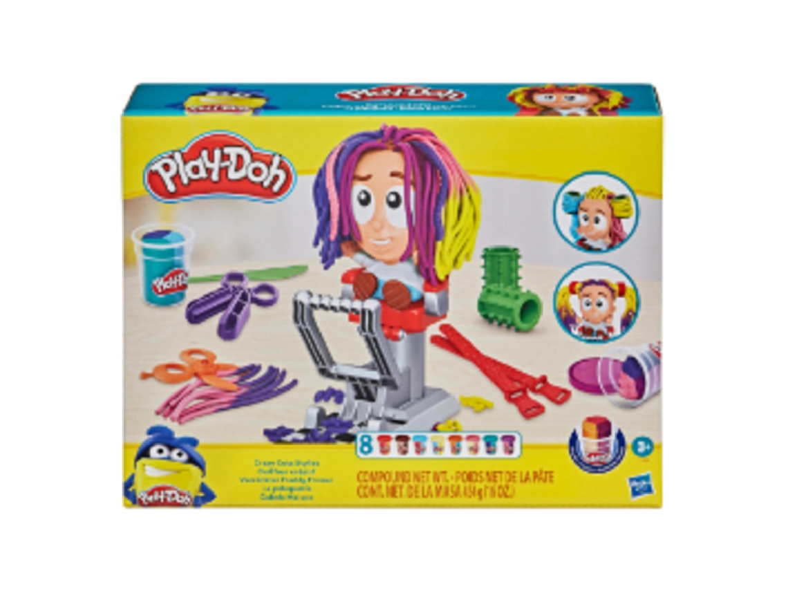 Blocs de Construcción PLAY-DOH Peluquería Cortes Divertidos (Edad Mínima: 3 Años - 6,7 x 27,9 x 21,6 cm)