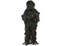 Omni-traje Ghillie 5 En 1 Camuflaje 3d Hojas Para Niños Con Chaqueta Pantalones Capucha Y Bolsa Para Fotografía Halloween