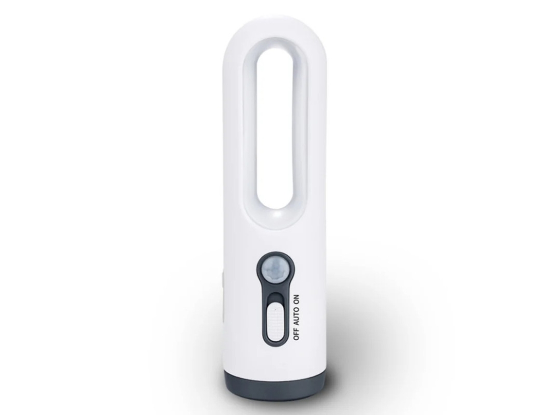 Luz Presencia Sensor Movimiento Yizhood 2 En 1 Linterna Batería Blanca