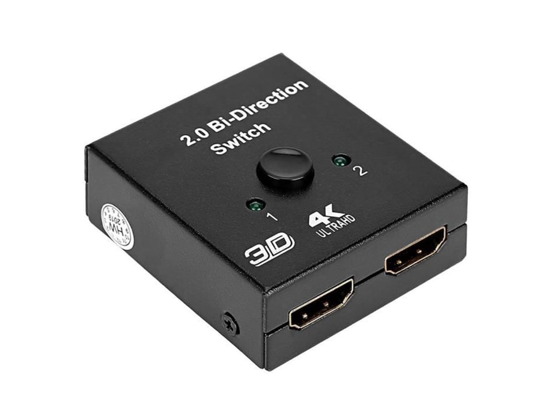 Conmutador Hdmi Compatible Con 4k Conmutador Hdmi De 2 Entradas A 1 Salida Divisor Hdmi Conmutador Hdmi