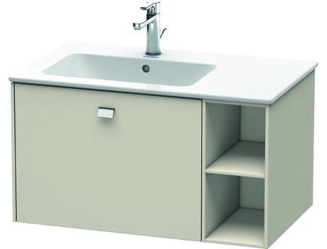 Neceser de pared DURAVIT Brioso 82,0 x 47,9 cm 1 extraíble estantería lateral lavabo a la izquierda para lavabo ME by Starck 234583