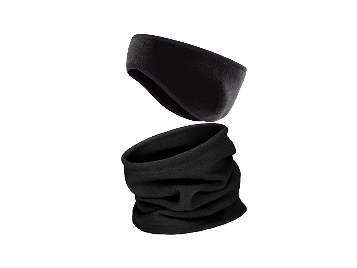 Auriculares Acolchados Con Diadema Y Bufanda De Invierno Para Esquiar, Correr Y Actividades Al Aire Libre.