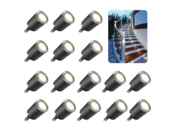 Focos Led Empotrables Para Exteriores – Paquete De 16 Unidades – Resistentes Al Agua (ip67) – Ø 32 Mm – Blanco Cálido (2800 K)