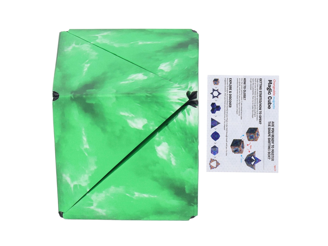 Rompecabezas De Transformación De Formas Para Adultos Y Niños, Alivio Del Estrés Portátil, Verde