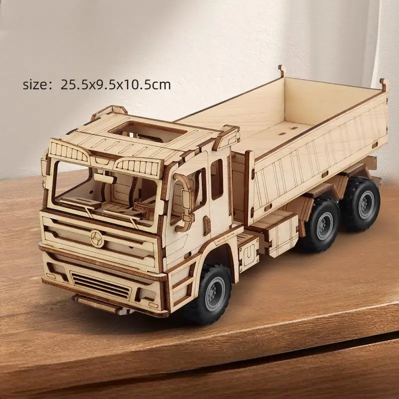 (estilo 2) Kit De Modelo De Coche Mecánico Para Armar, Rompecabezas De Madera 3d