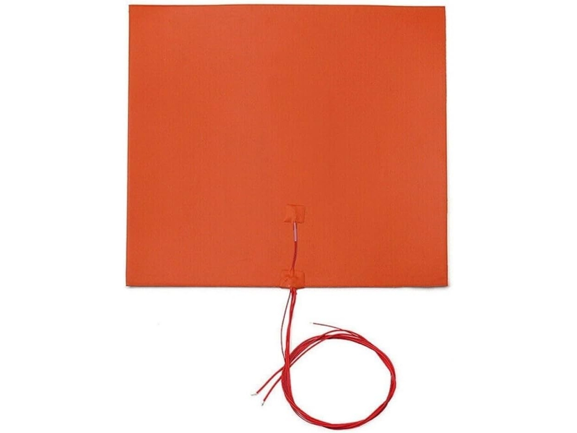 Alfombrilla calefactora de silicona para impresora, 500 x 500 mm, 1400 W, 220 V