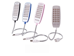 Lámpara De Ambiente Led Ultrabrillante Con 28 Led Y Puerto Usb (recargable, Con Interruptor), Lámpara De Lectura Portátil Para Ordenador Y D