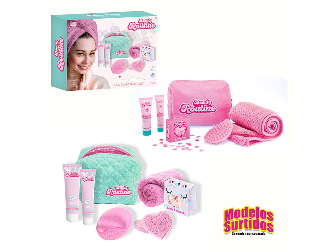 Bonito set de belleza para baño relajante