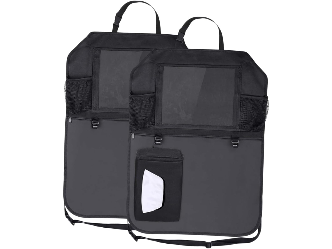 Organizador Protector Para El Asiento Trasero Del Coche Con Práctico Almacenamiento Y Caja