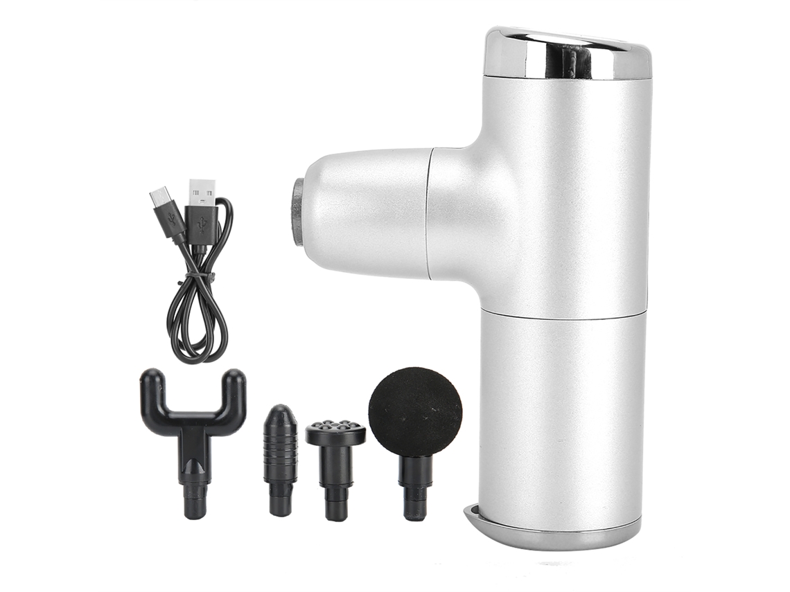KOFIHETY Mini Masajeador Portátil con Ajuste de Intensidad para Aliviar Dolor Muscular y Fatiga