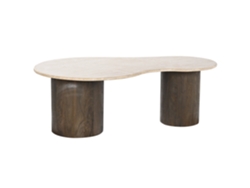 Mesa Centro Mango Piedra Beige 120x70x40cm