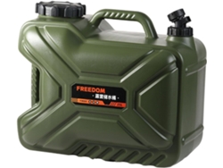 Botella De Agua Multifuncional Harilla Para Camping, Con Doble Asa, Prueba Fugas Color Verde, Ideal Barbacoas