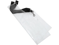 Avental De Salão De Beleza Transparente Em Tpu, 60 Cm, Impermeável, Ajustável, Para Cabeleireiros.