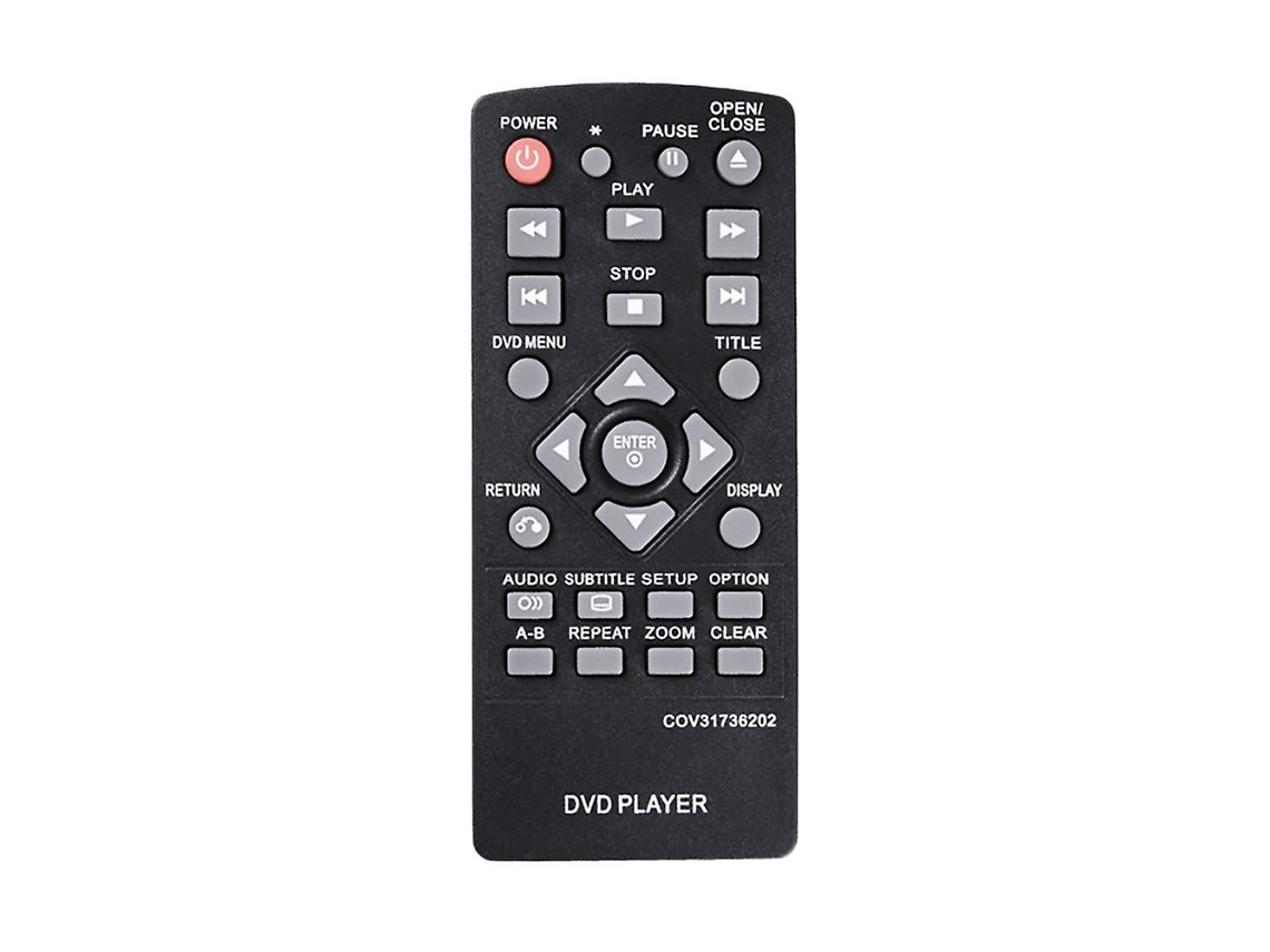 Control Remoto Para Reproductor De Dvd Lg Cov31736202 Para Dp132nu Dp132