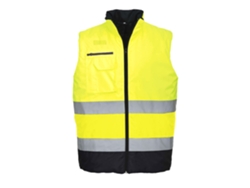 Chaleco De Calor De Alta Visibilidad Contrast Para Tu Comodidad Amarillo Marino / Xl
