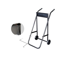 Carro con motor fueraborda, alta capacidad de carga, diseño plegable, OEM negro