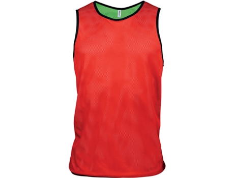 Camiseta para Deporte PROACT Reversible Multideporte Naranja (2XL/3XL)