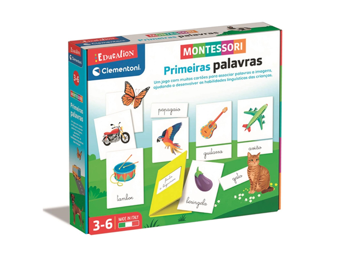 Montessori Primeras palabras Clemente Educación PFF 67740 (Edad recomendada: 3 años)