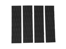 2026-4pcs Tapones De Tracción Para Tabla De Surf Tracción Frontal Antideslizante Para Skimboards Kayak Negro