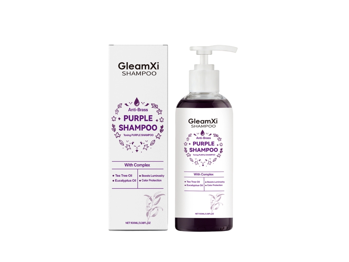 Champú morado nutritivo para un cabello sano